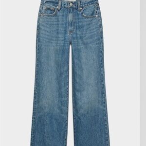 Denim Forum The Farrah HI-Rise Wide Jean